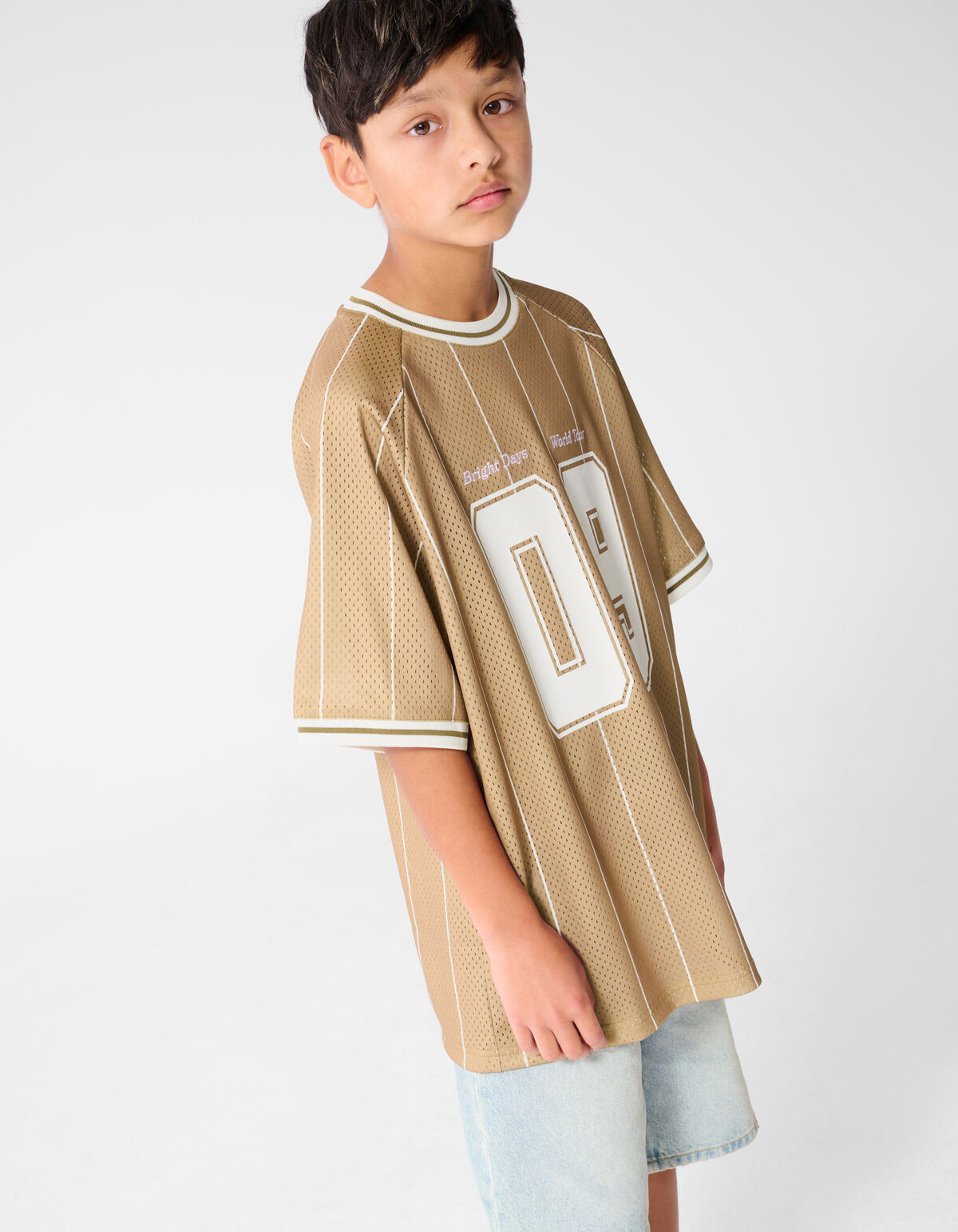 Oversized Sporty T-shirt Bruin