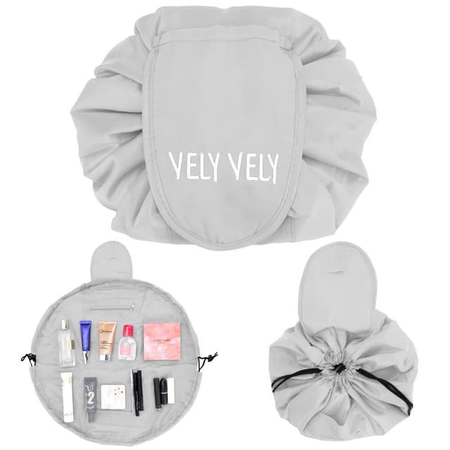 Kosmetiktaske Makeuptaske Toilettaske Make Up (grå)