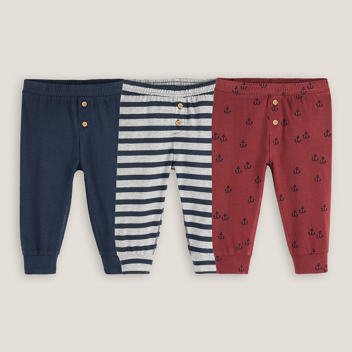 COLEÇÃO LA REDOUTE<br>Conjunto de 3 leggings