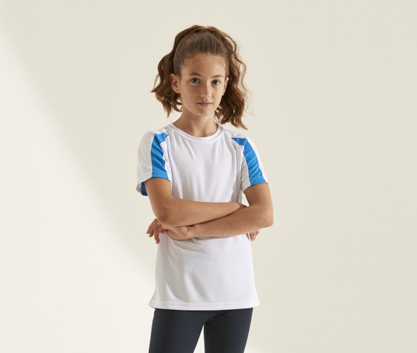 JUST COOL JC003J - Tee-shirt de sport contrasté