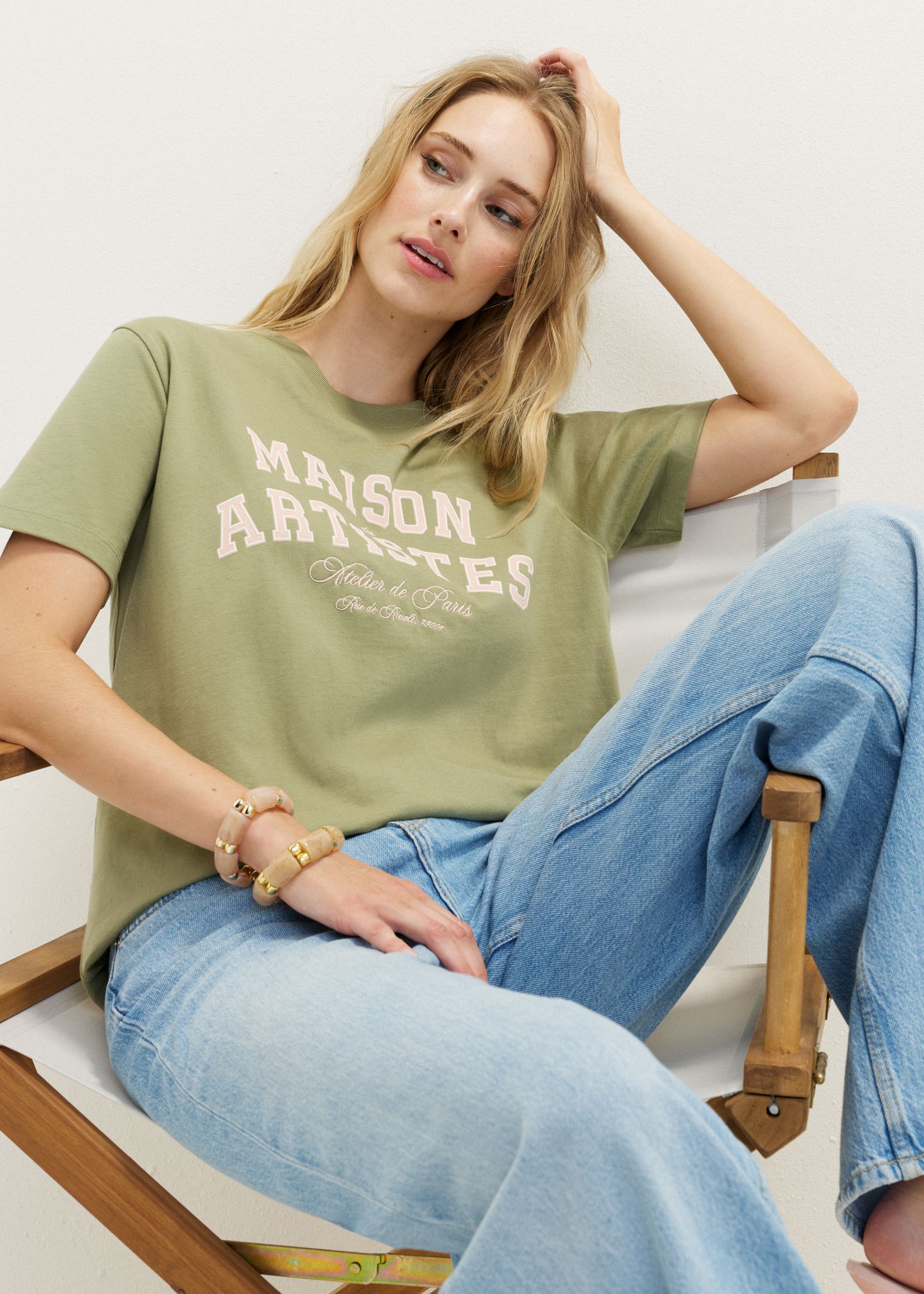 Oversized T-shirt met print