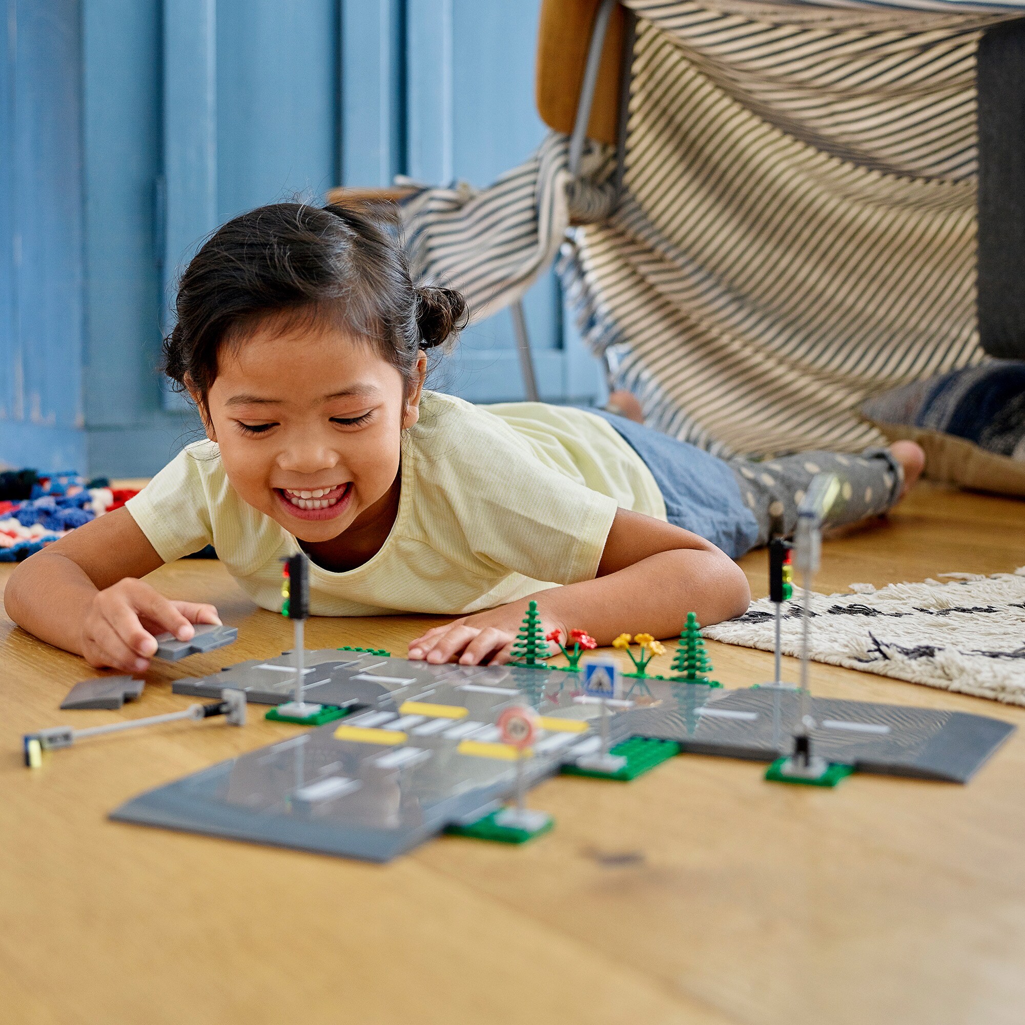 LEGO Konstruktionsspielzeug City Straßenkreuzung mit Ampeln
