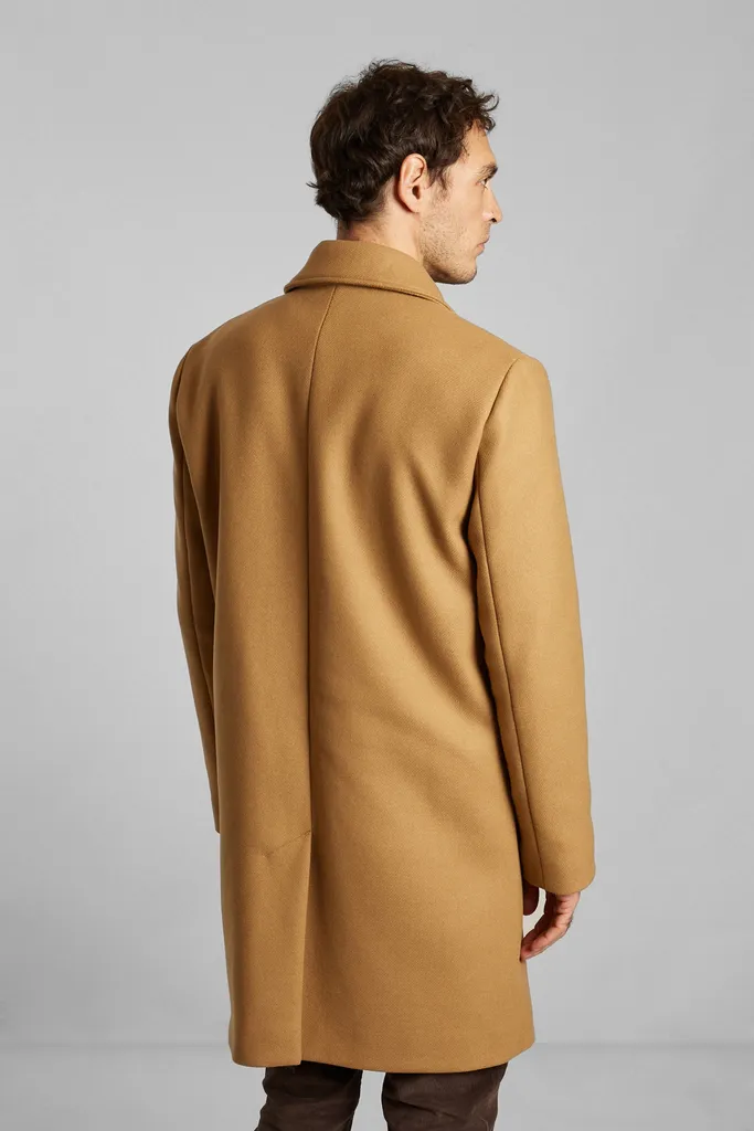 Manteau droit en laine vierge fabriqué en France L'Exception Paris