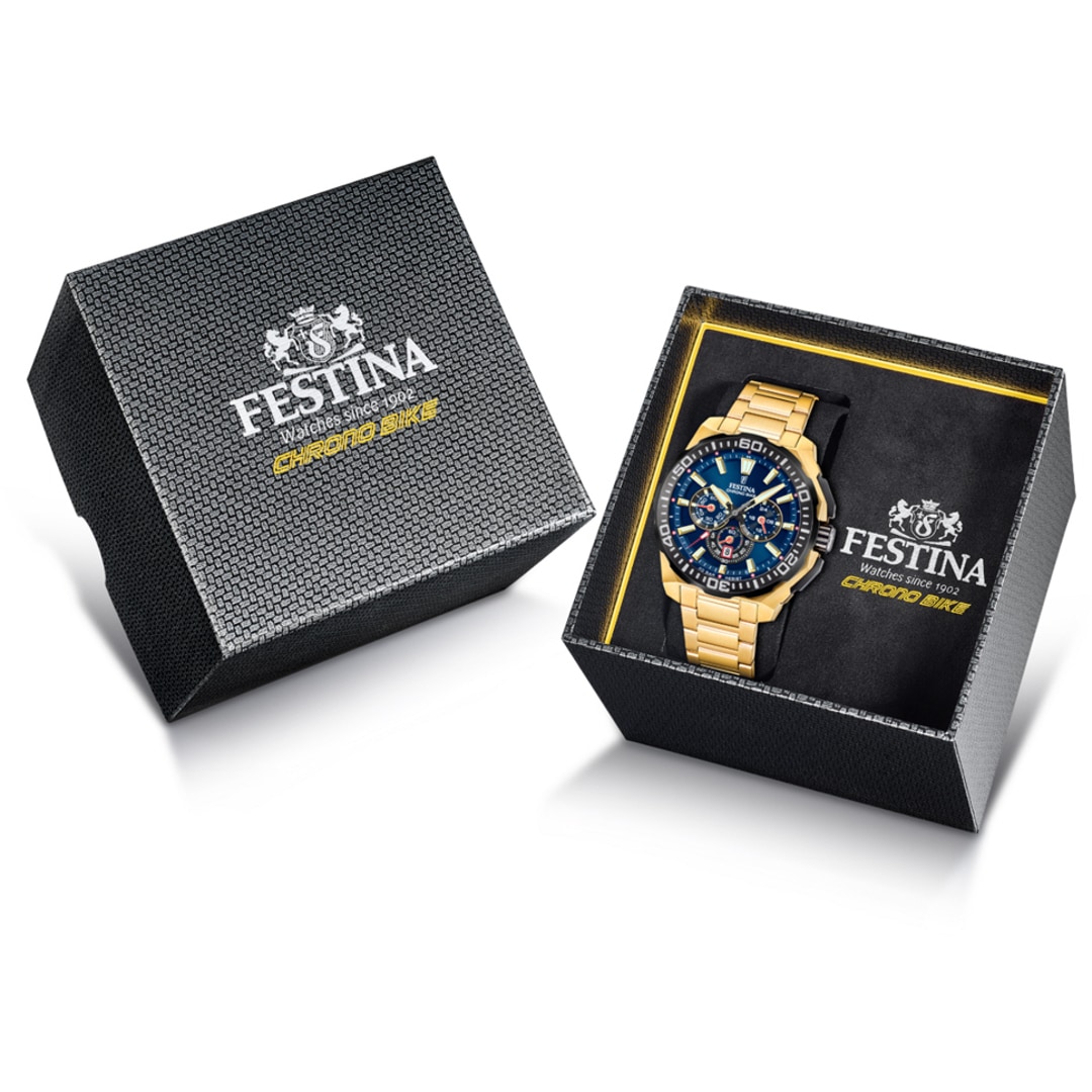 Festina Chrono Bike 2025 Goldig / Blau