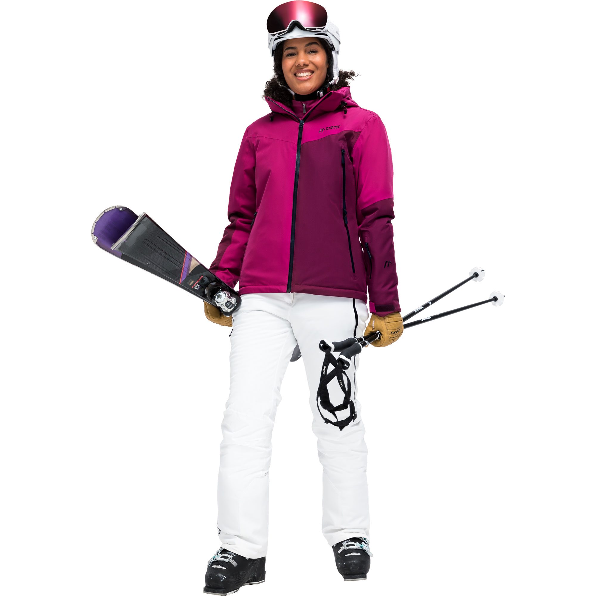 Maier Sports Nuria Skijacke Damen magenta