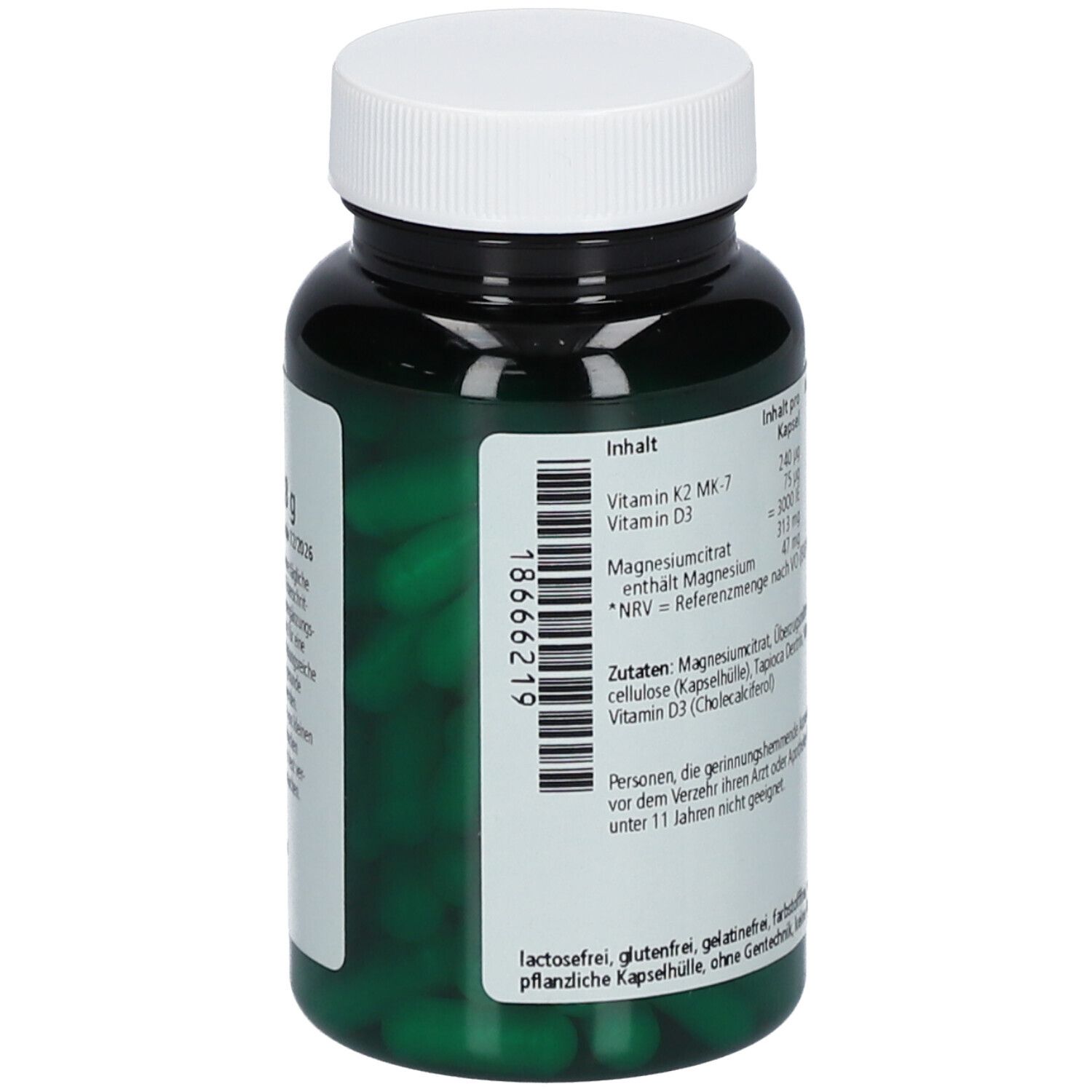 green line NUTRITHEKE Vitamin D3 + K4