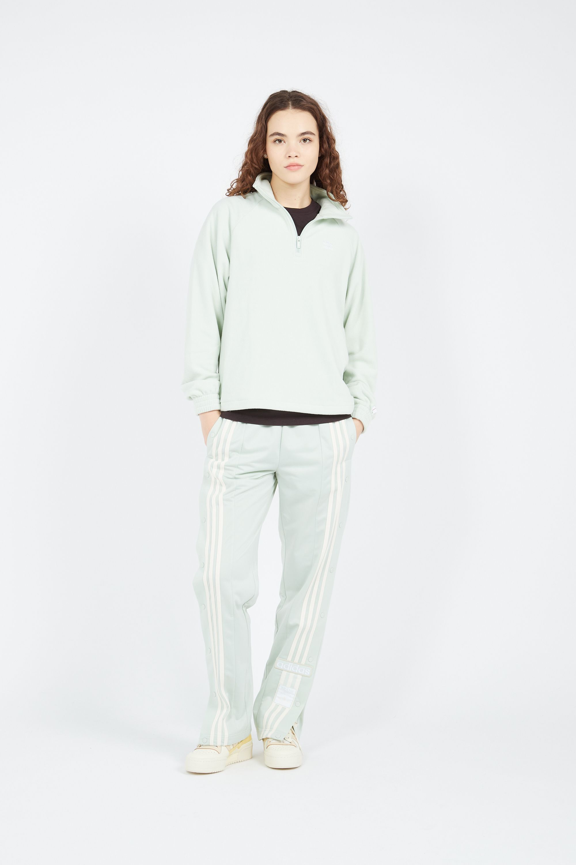 ADIDAS Polaire 1/4 ZIP Vert