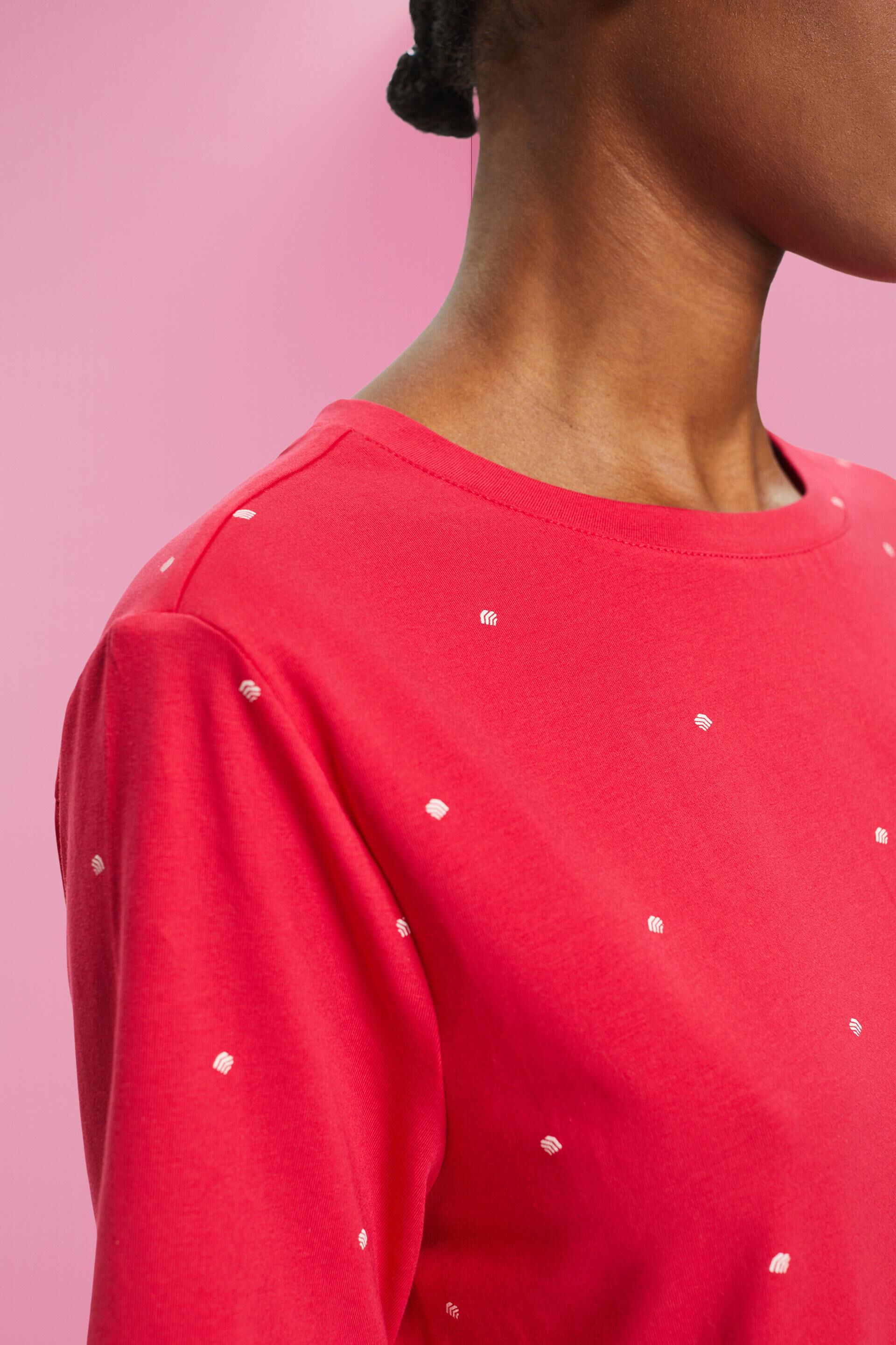 Chemise de nuit à motif all-over