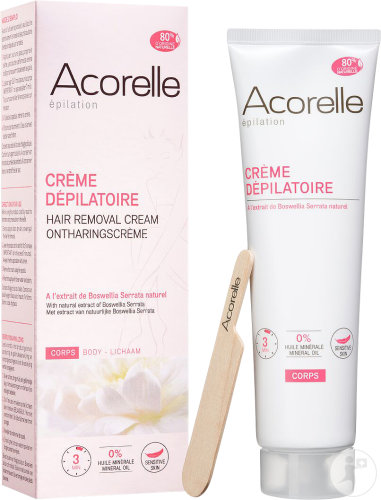 Acorelle Épilation Crème Dépilatoire Corps Bio Tube 150ml