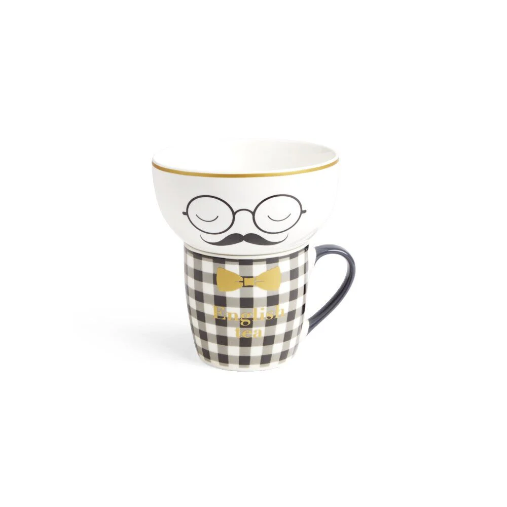 Mug 35,5cl avec bol Monsieur 52cl