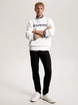 Calça jeans preta Houston Tapered