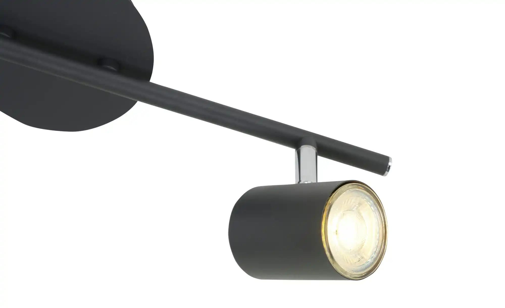 Paul Neuhaus Deckenstrahler,  2-flammig, schwarz