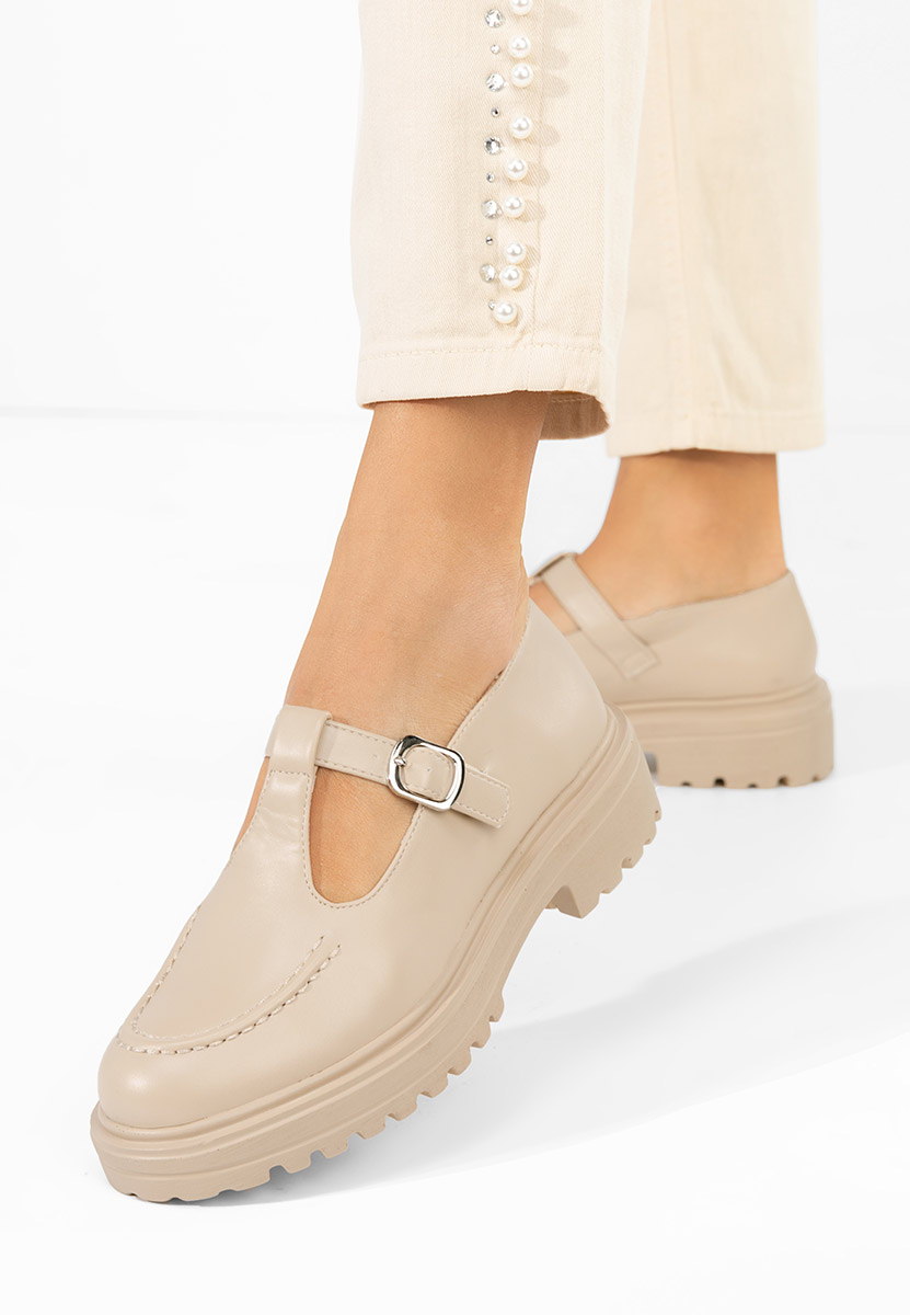 Chaussures casual femme beige Lorinna