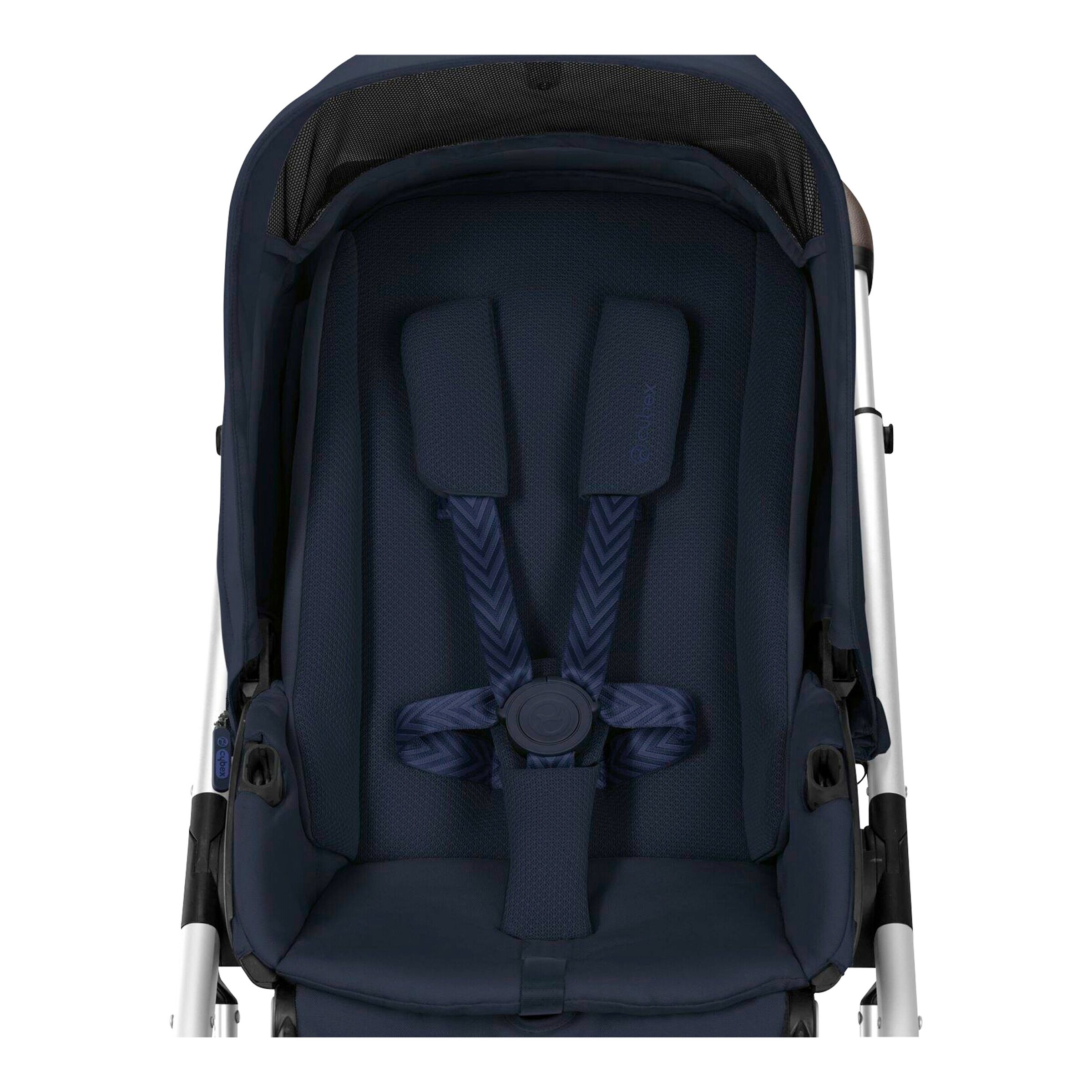 Cybex - GOLD Kinderwagen Talos S Lux silver / ocean blue