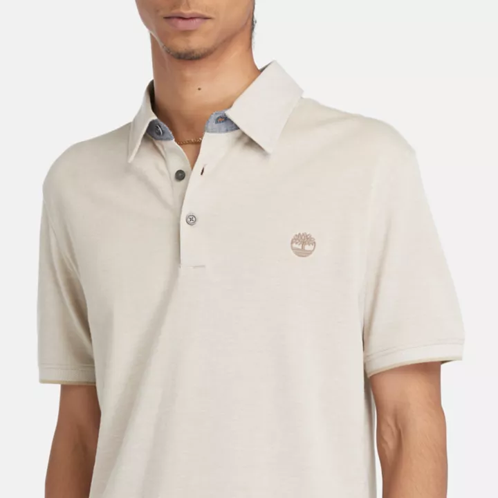 Polo Baboosic Brook Oxford pour homme en beige