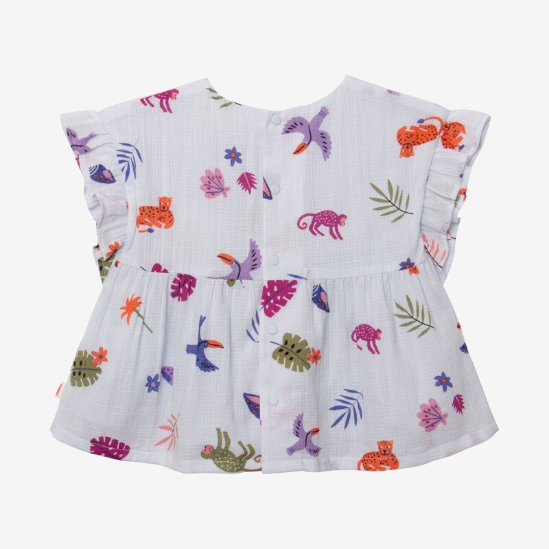 Top bébé fille exotique bleu Catimini Bleu