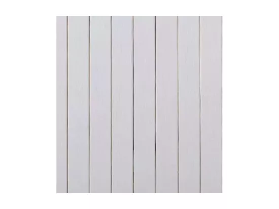 Paravent décoratif avec support non tissé bambou blanc Kyca