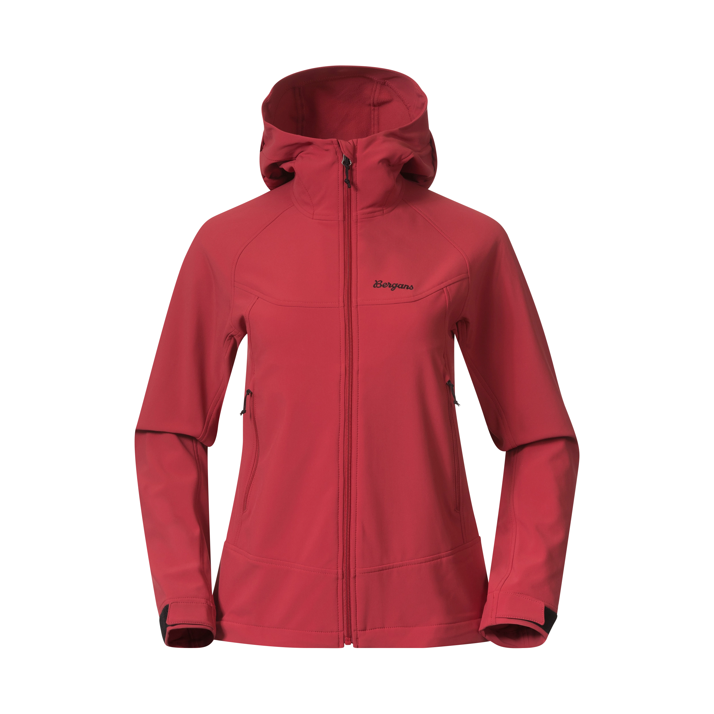 Vaagaa Softshell Jacket Hood Women Crimson Red