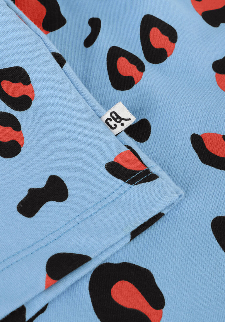 CARLIJNQ blauwe carlijnq korte broek leopard - bermuda