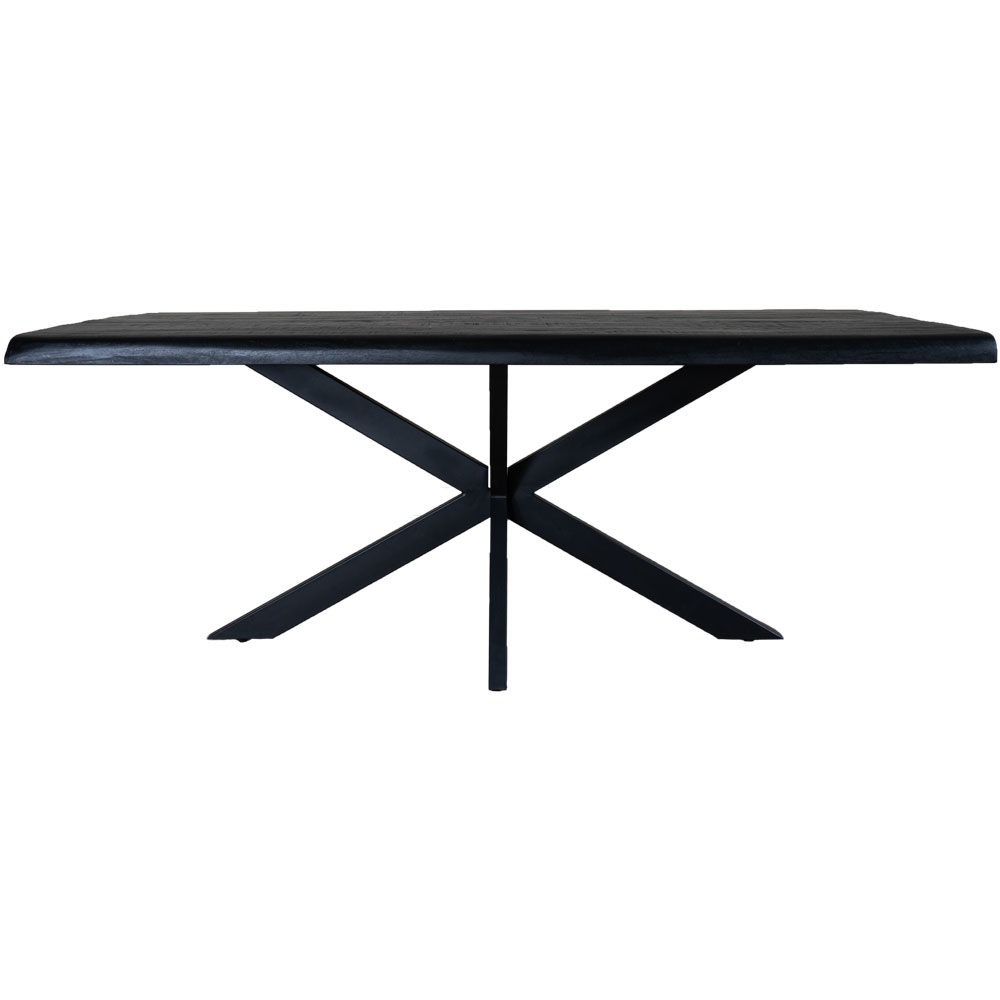 Eettafel Arvu 300 cm - Zwart Mangohout Spinpoot