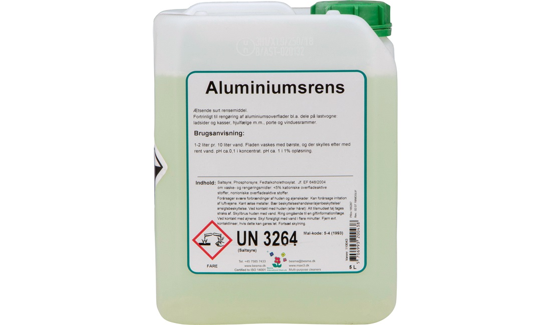 Aluminiumsrens 5 ltr. Besma