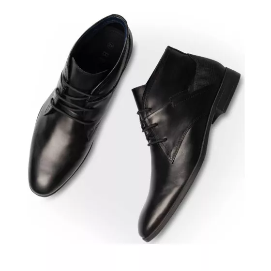 Bottines NOIR B-BLAKE CUIR
