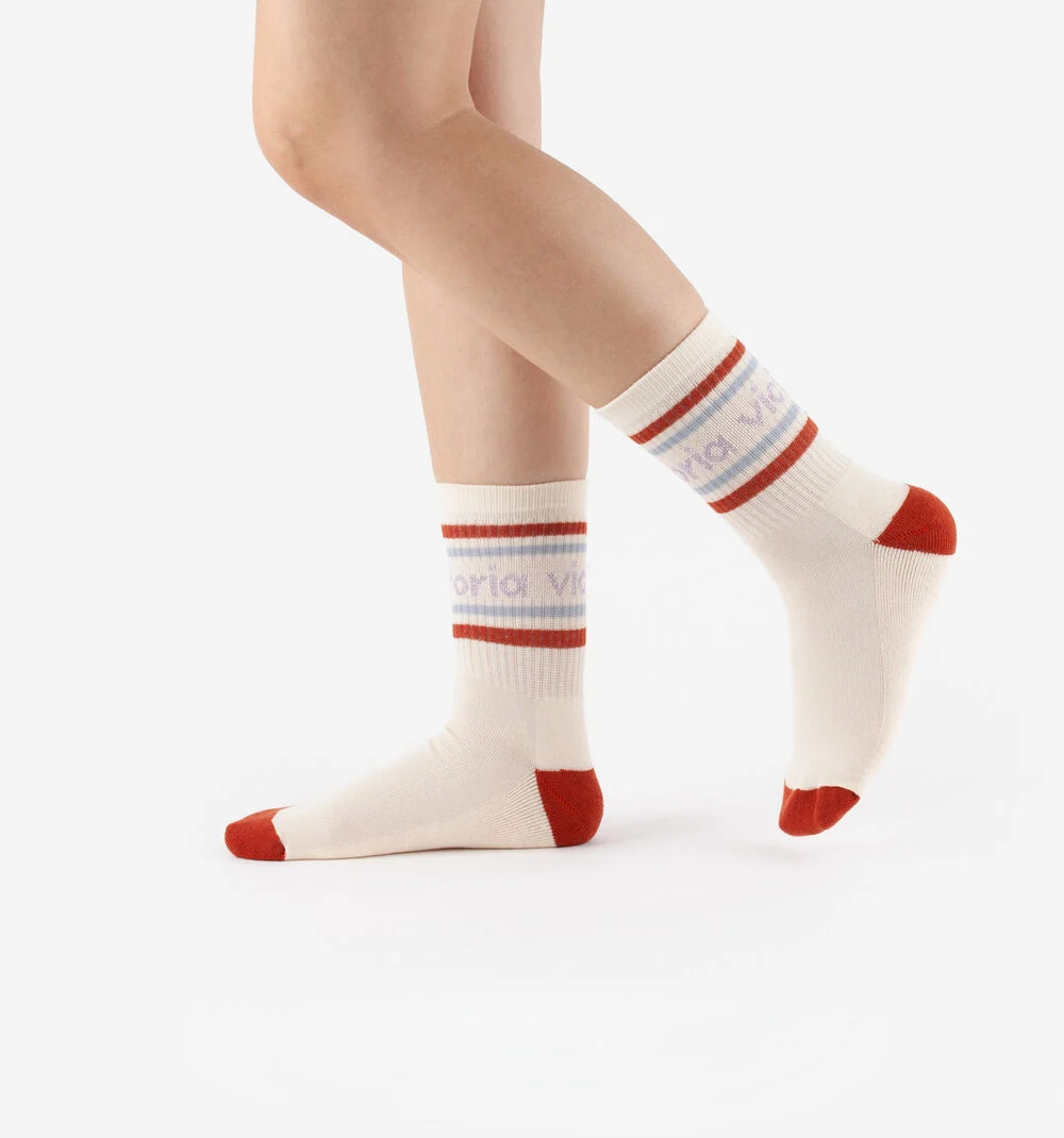 CHAUSSETTES COTON COULEURAZUL