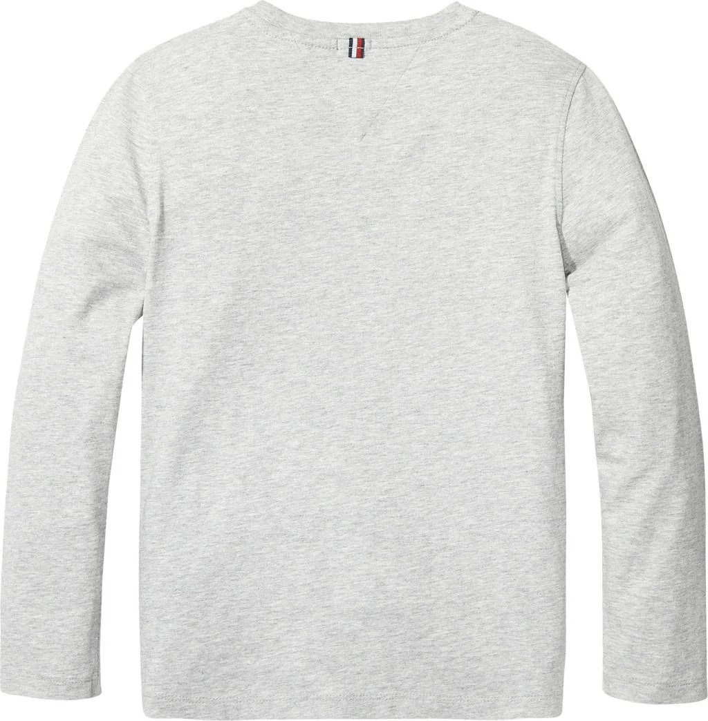 Tommy Hilfiger longsleeve van katoen grijs