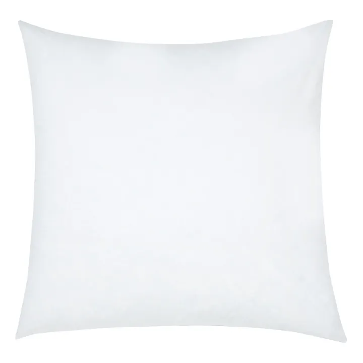 La cerise sur le gâteau Intérieur de coussin plumes 80x80 cm | Blanc