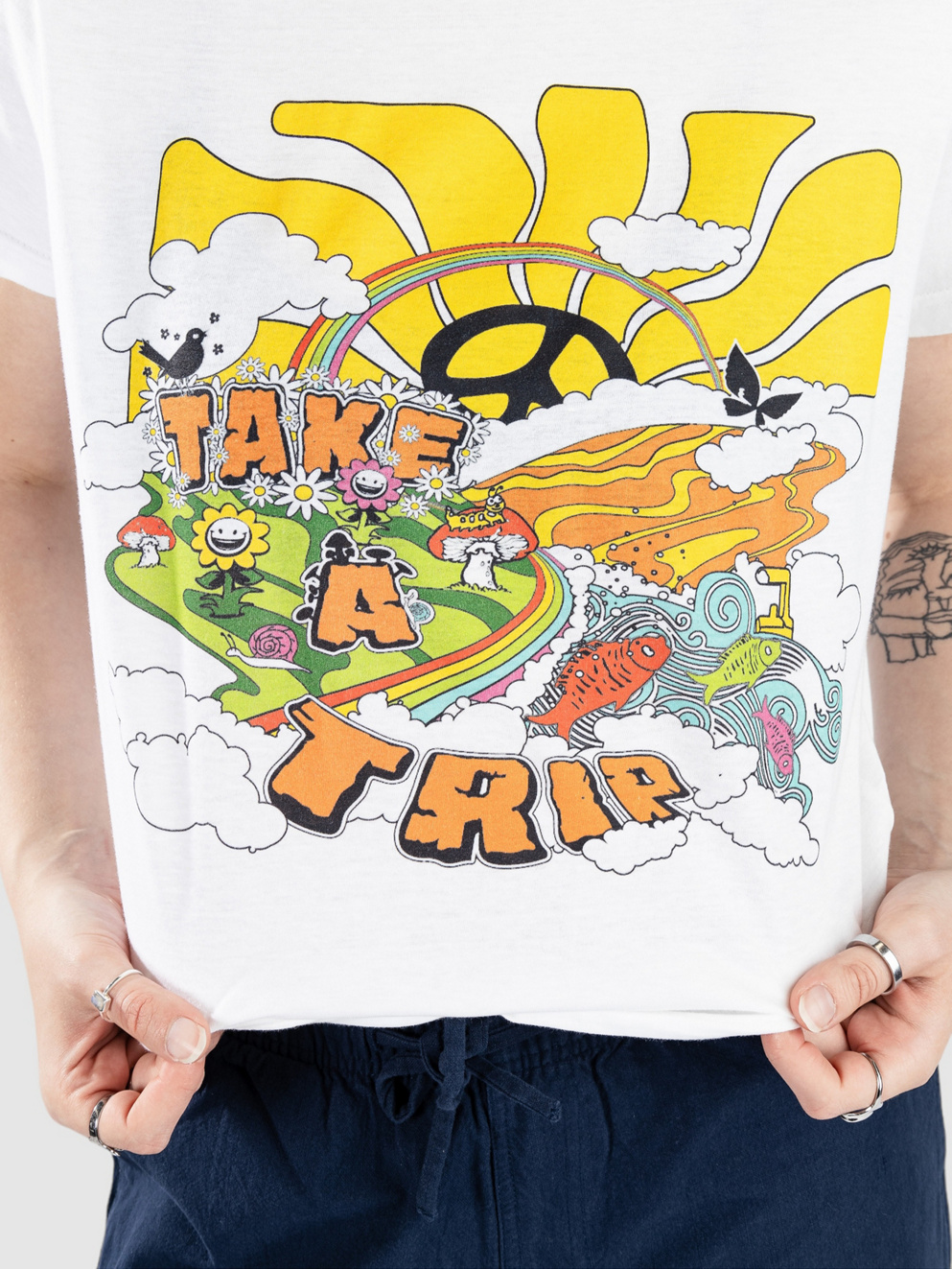 A.LAB Taking Trips T-Shirt white