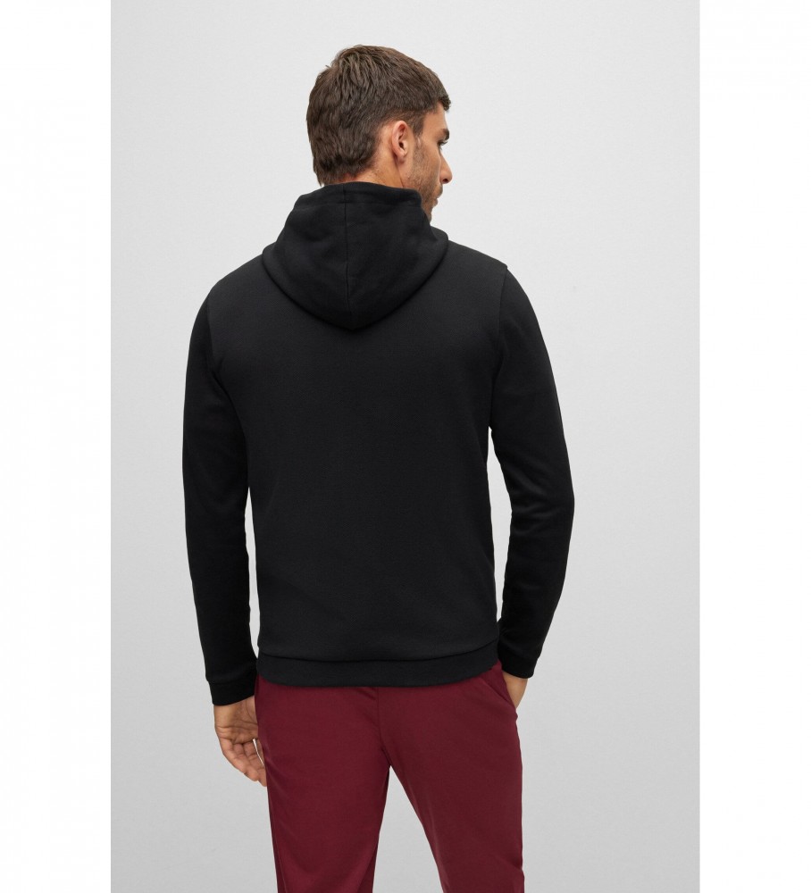 Moletom BOSS Saggy Curved preto