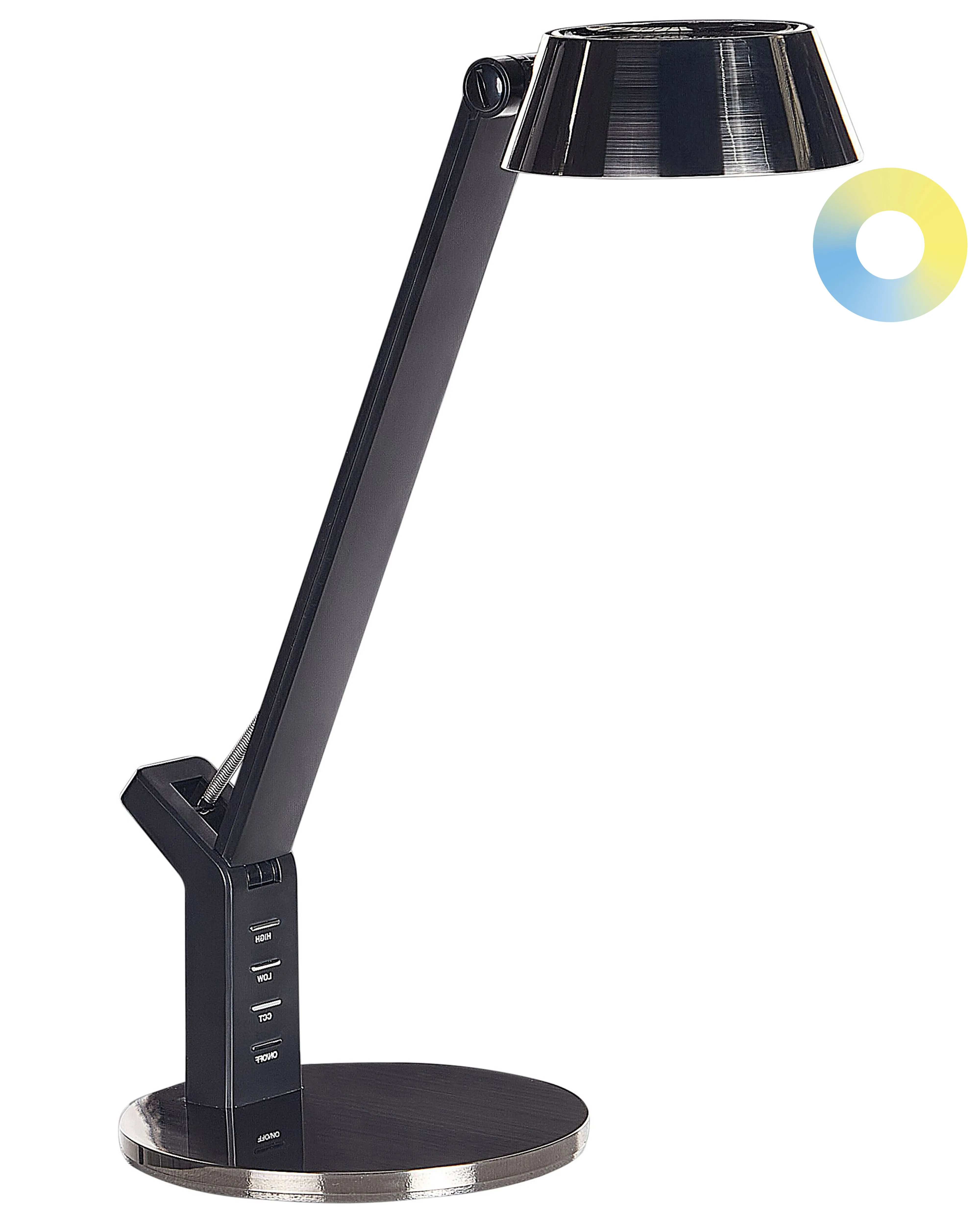 LED bureaulamp CHAMAELEON met USB-poort Metaal Messing
