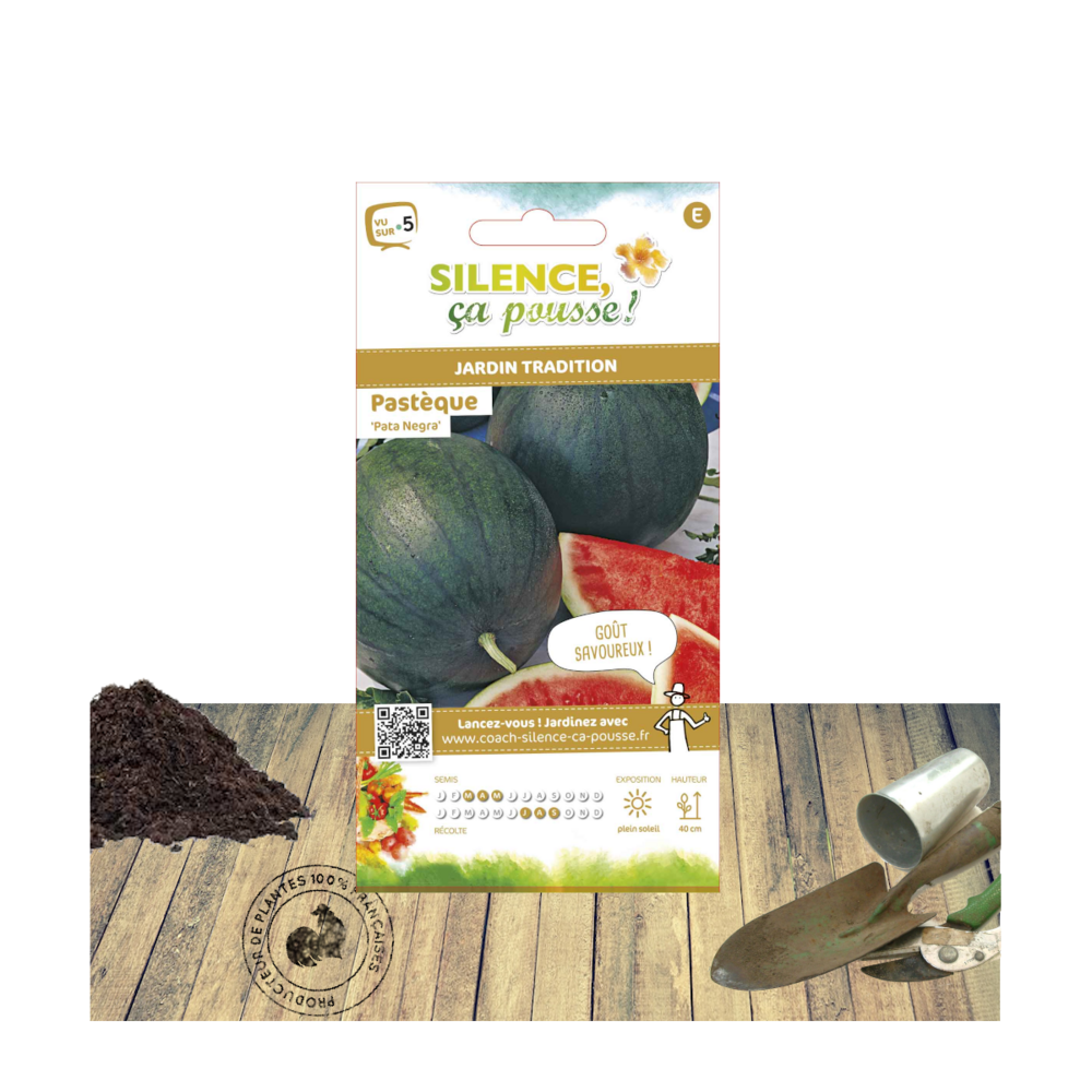 Graines de pastèque pata negra/citrullus lanatus pata negra[-]sachet de 0,50 gr.