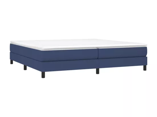 Sommier à lattes de lit Bleu 200x200 cm Tissu