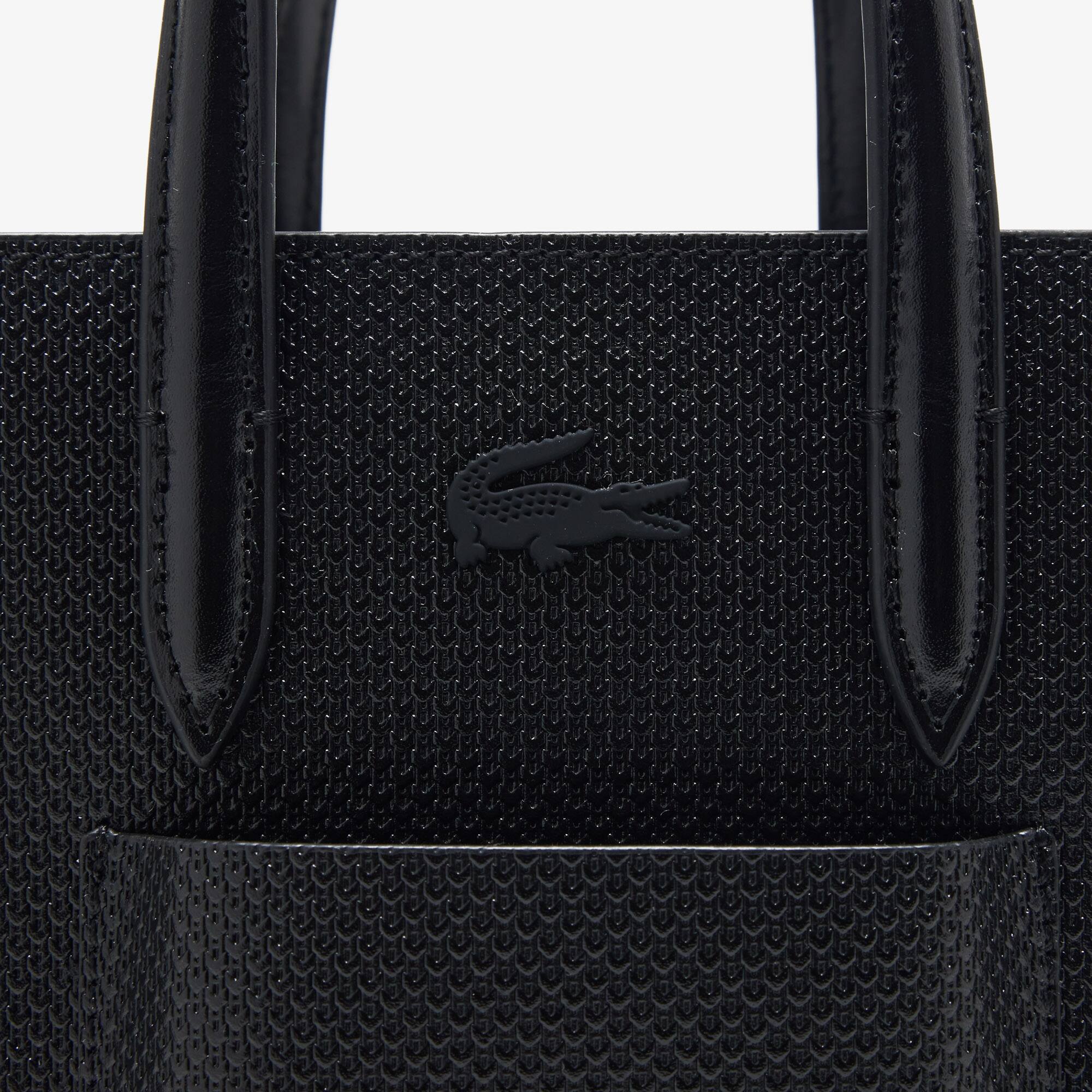 Mini Tote-Bag CHANTACO aus Leder Crossbody Taschen - Schwarz - Lacoste - Damen