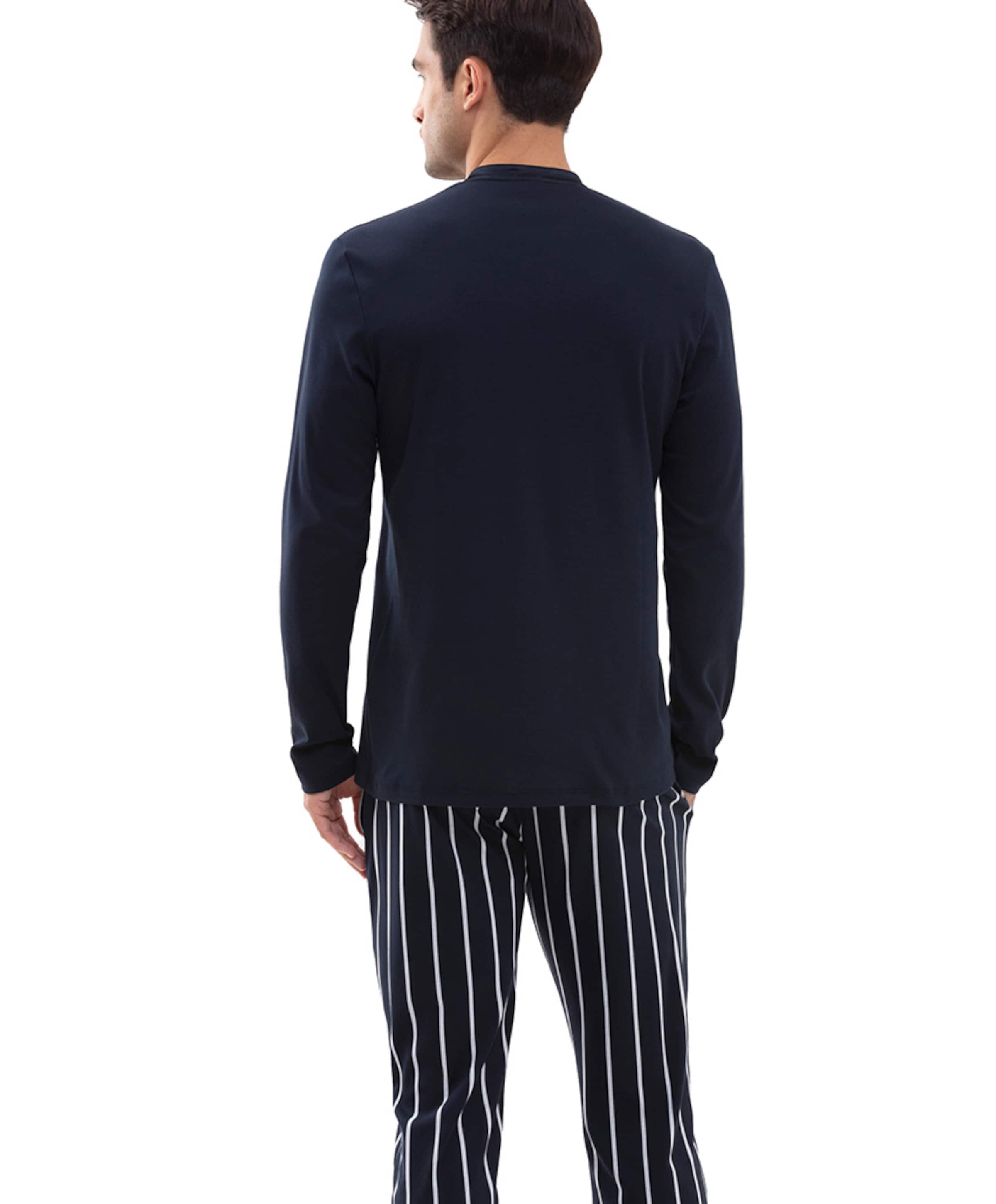 Mey Heren pyjamatop blauw