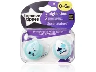 Tommee Tippee Night Time, Nat baby sut, Ortodontisk, Silikone