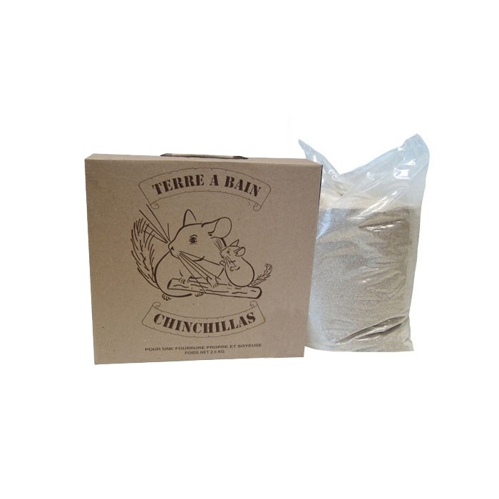Terre à bain pour Chinchillas