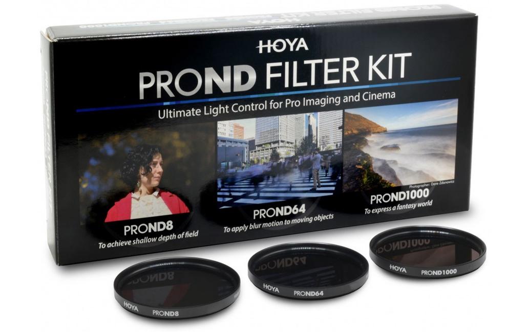 Set Pro ND 8 / 64 / 1000 58 mm<br>Ideales Filterset zum Einstieg in die Langzeitbelichtung-Fotografie