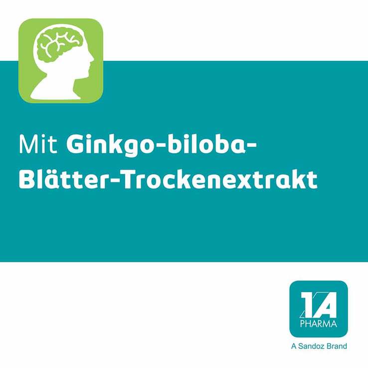 Ginkgo biloba - 1 A Pharma® 120 mg Filmtabletten, 60 St