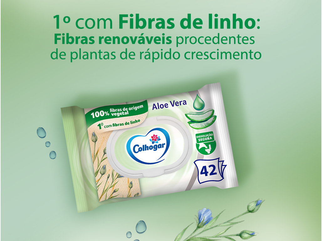PAPEL HIGIÉNICO COLHOGAR HÚMIDO ALOÉ VERA 42UN
