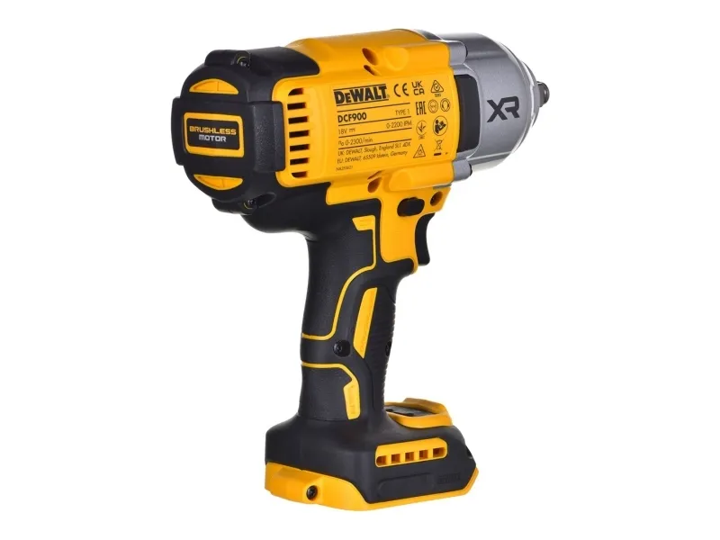 DeWALT DCF900P2T-QW, Momentnøgle, Børstefri, Sort, Gul, 1/2