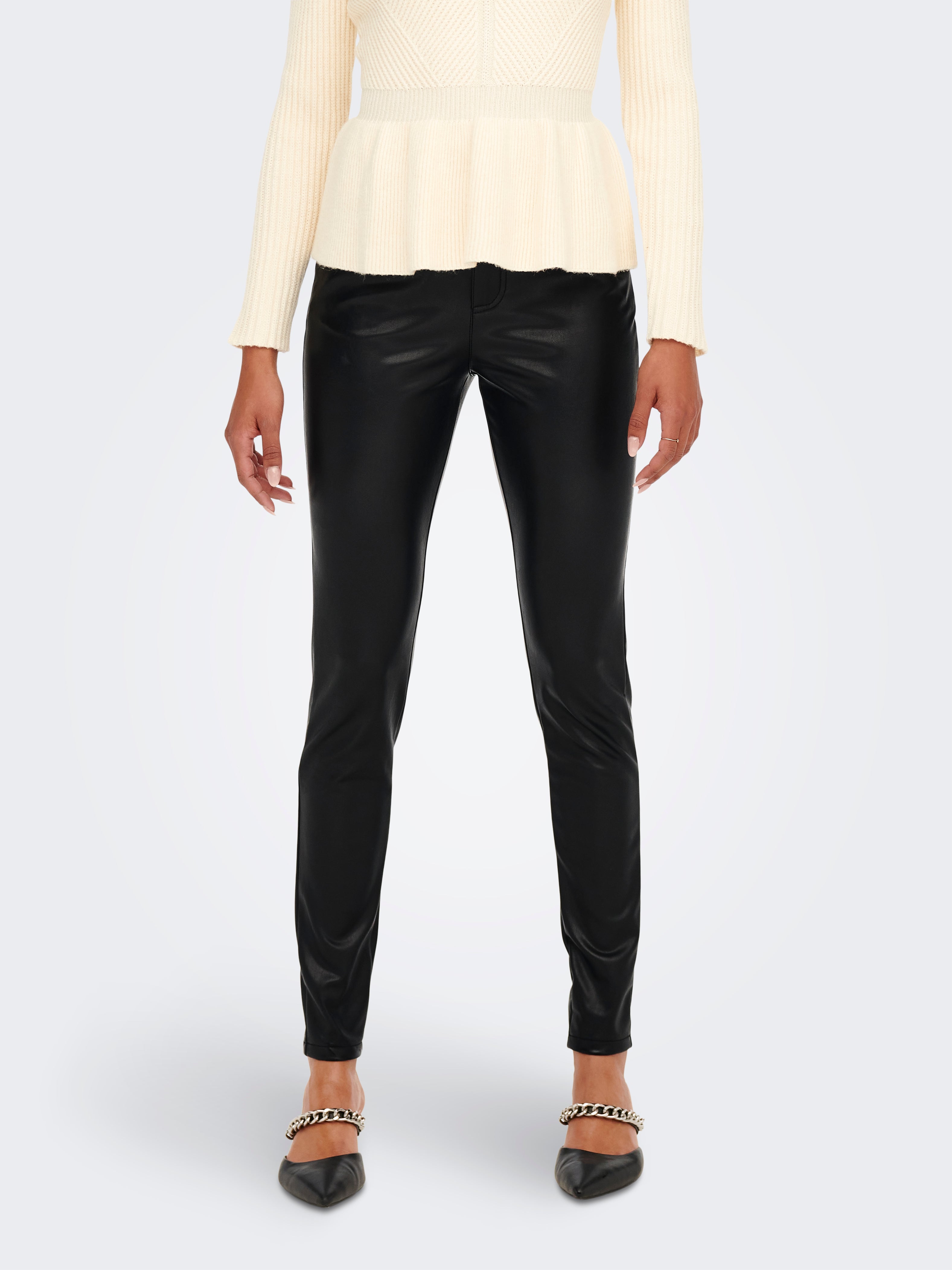 ONLJESSIE Mittlere Taille Skinny Fit Leggings Black