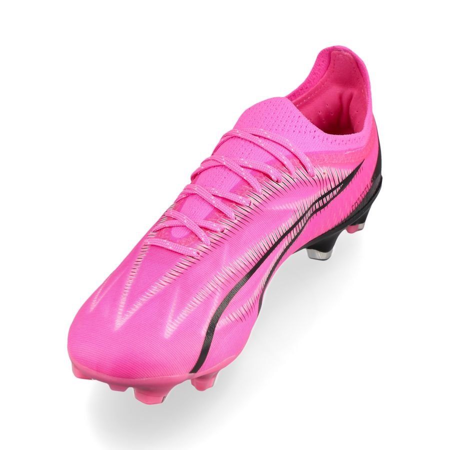 PUMA Ultra Ultimate FG/AG Phenomenal - Poison Pink/Blanc/Noir Femme