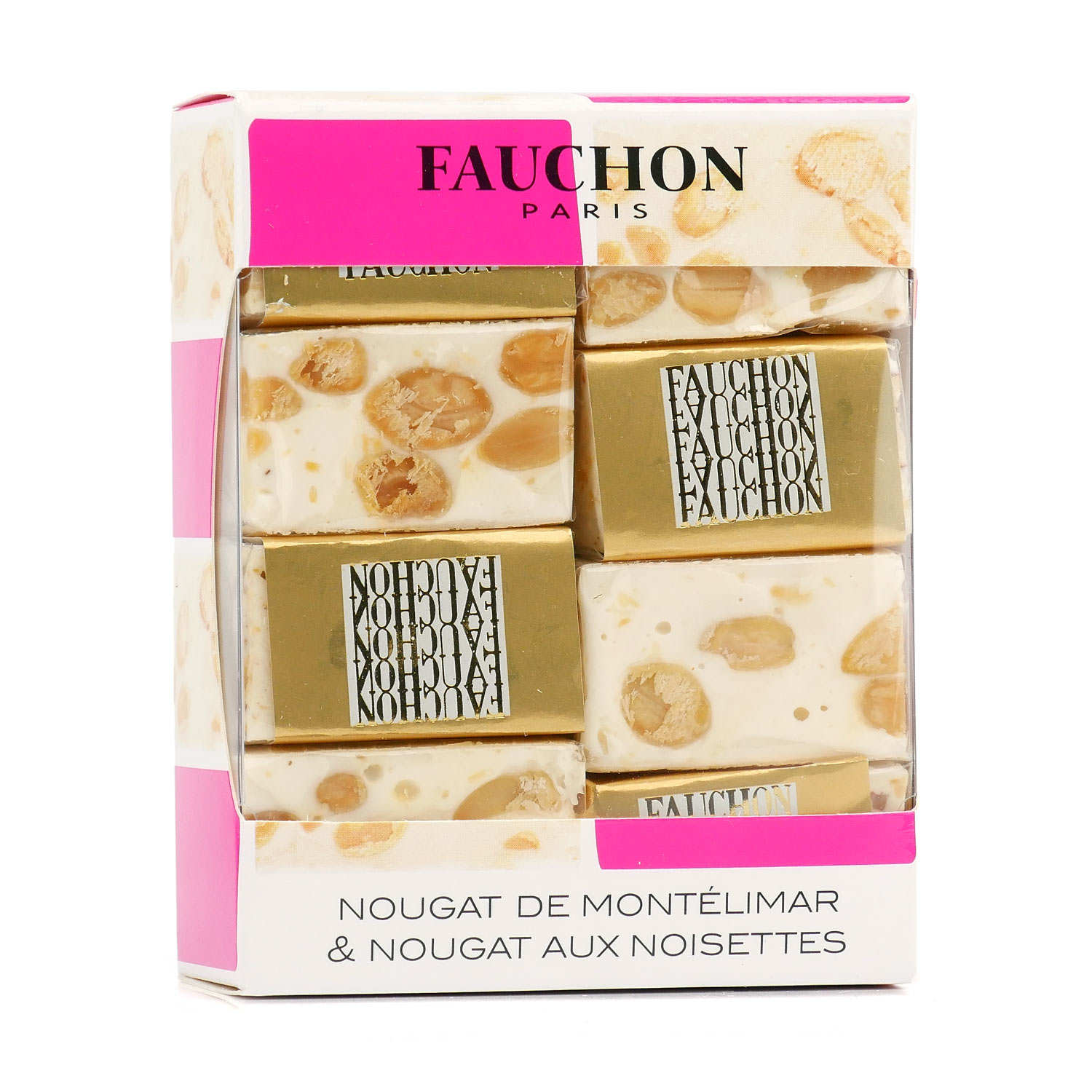 Nougat de Montélimar et nougat aux noisettes Fauchon