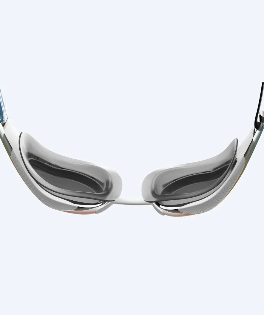 Speedo Elite svømmebriller - Fastskin Hyper Elite Mirror - Hvid/guld