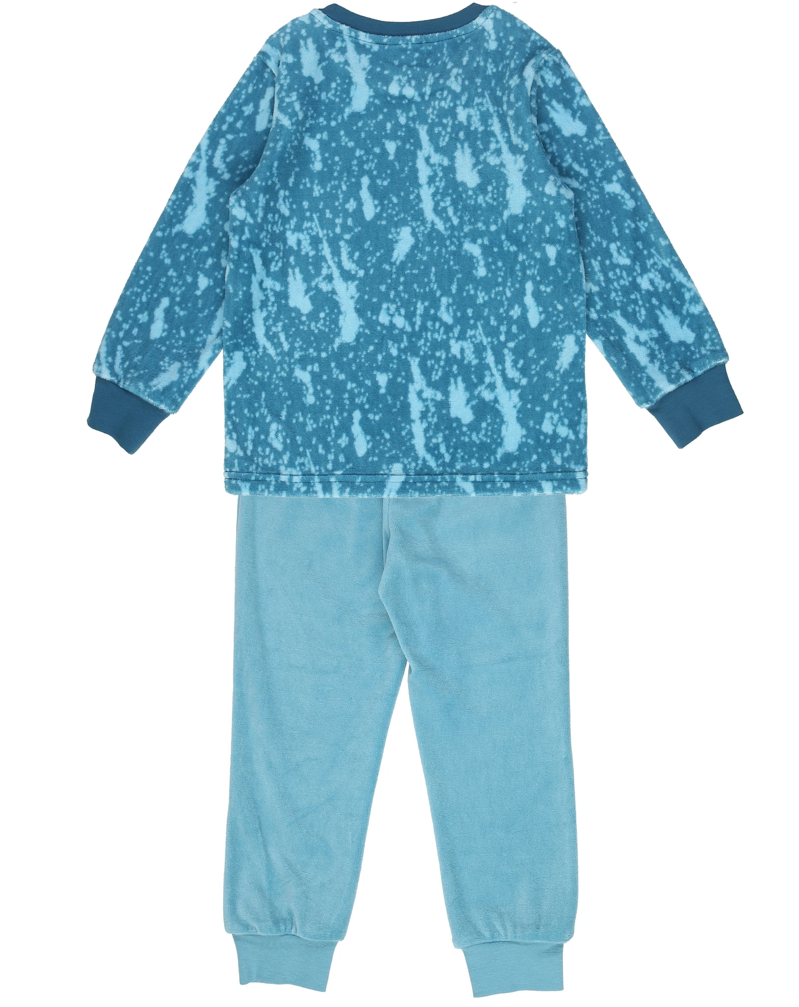 Nicki-Schlafanzug lang BEACH in blau