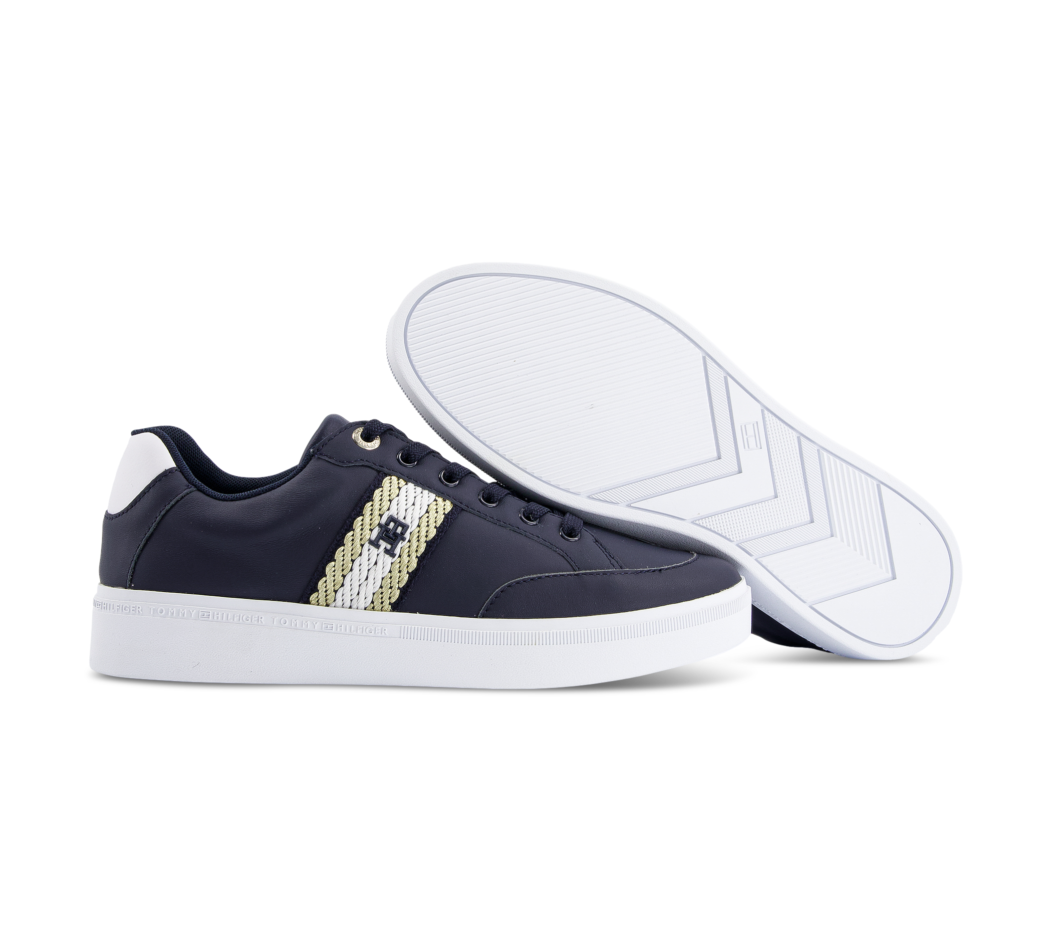 Tommy Hilfiger Court Sneaker With Webbing - Sneaker low