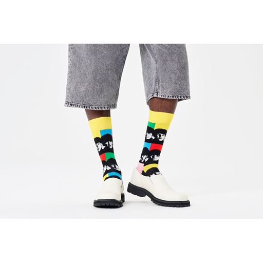 Happy Socks Beatles All Together Now Strømper, Black, 41-46