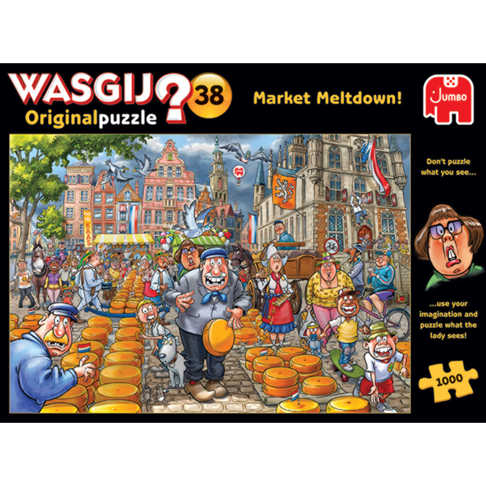 Jumbo Wasgij Original Puzzel 38 Kaasalarm! 1000 Stukjes